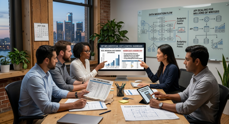 ERP implementation cost Michigan